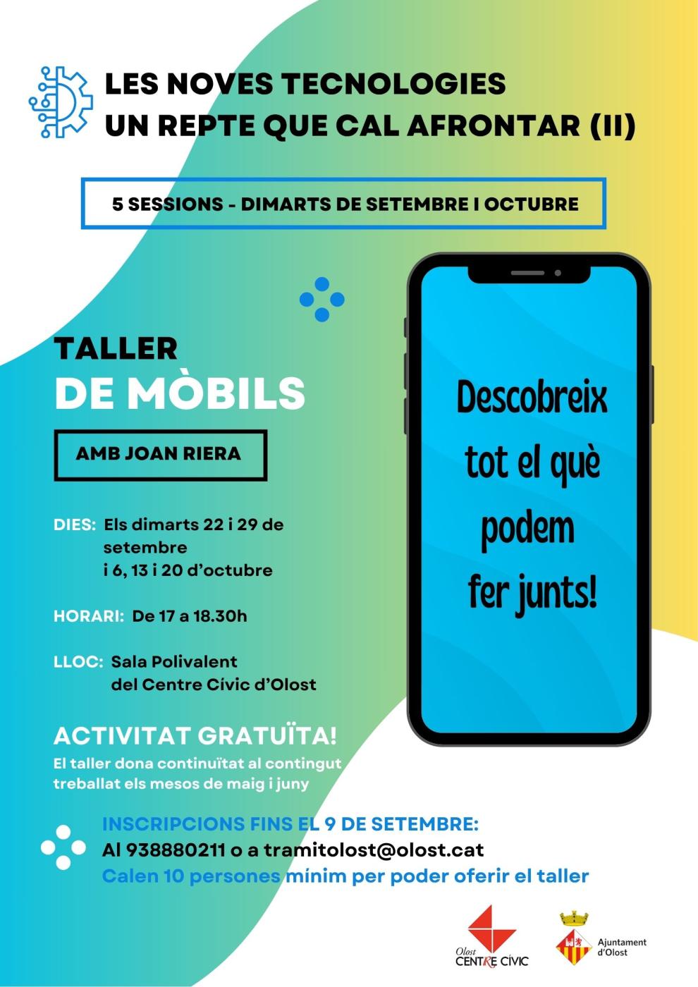 Taller de mòbils II, impartit per Joan Riera